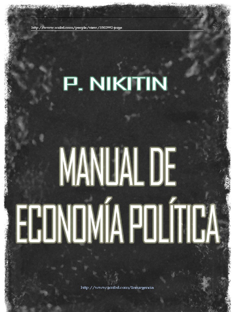 libro economia y politica de nikitin